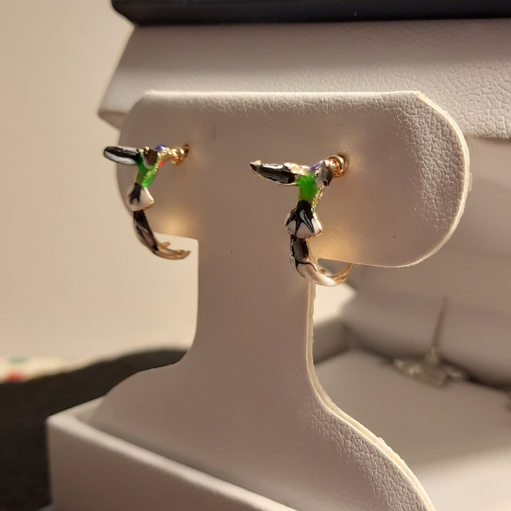 Hummingbird earrings - Picture 4 of 7
